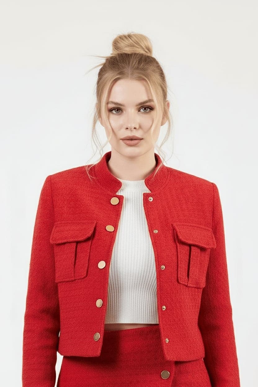 Red Tweed Jacket