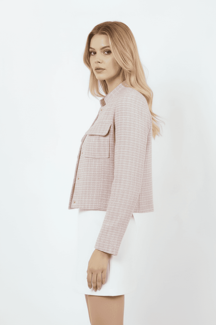 Pink Tweed Jacket