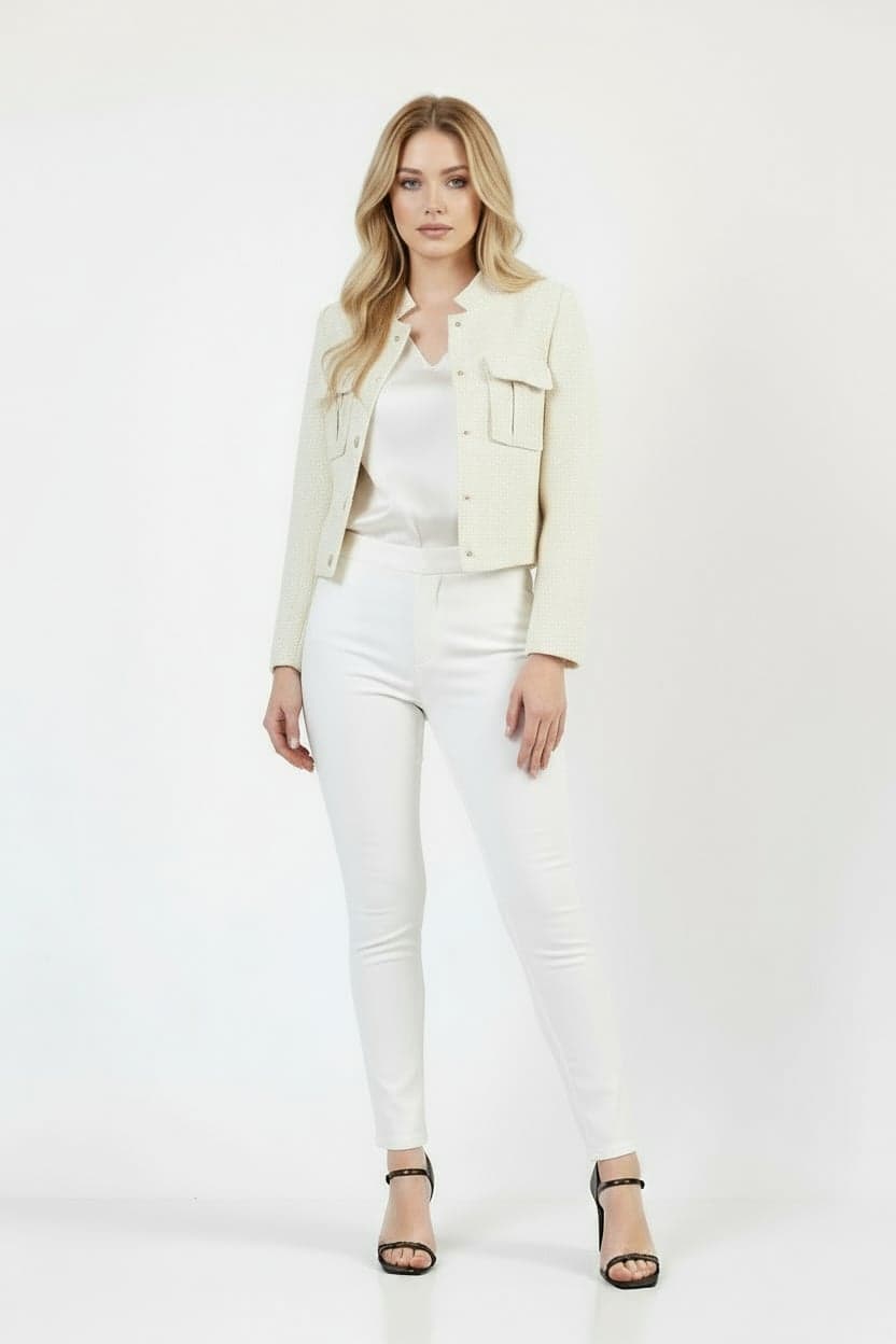 Cream Tweed Jacket