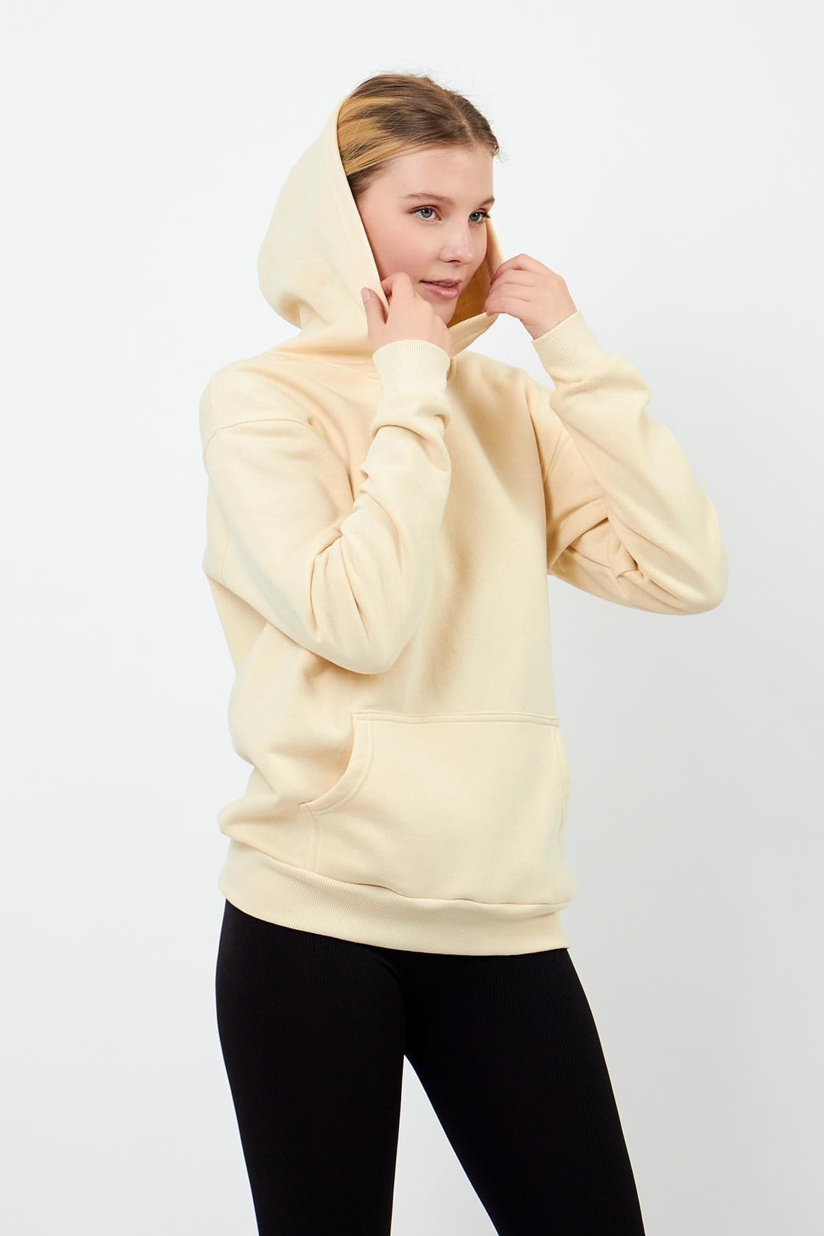 Cream Hoodie