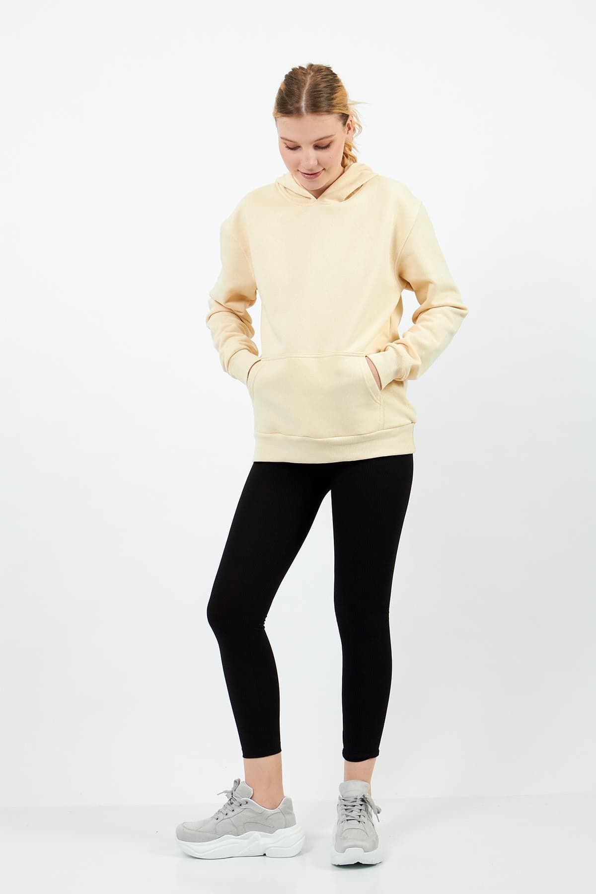 Cream Hoodie