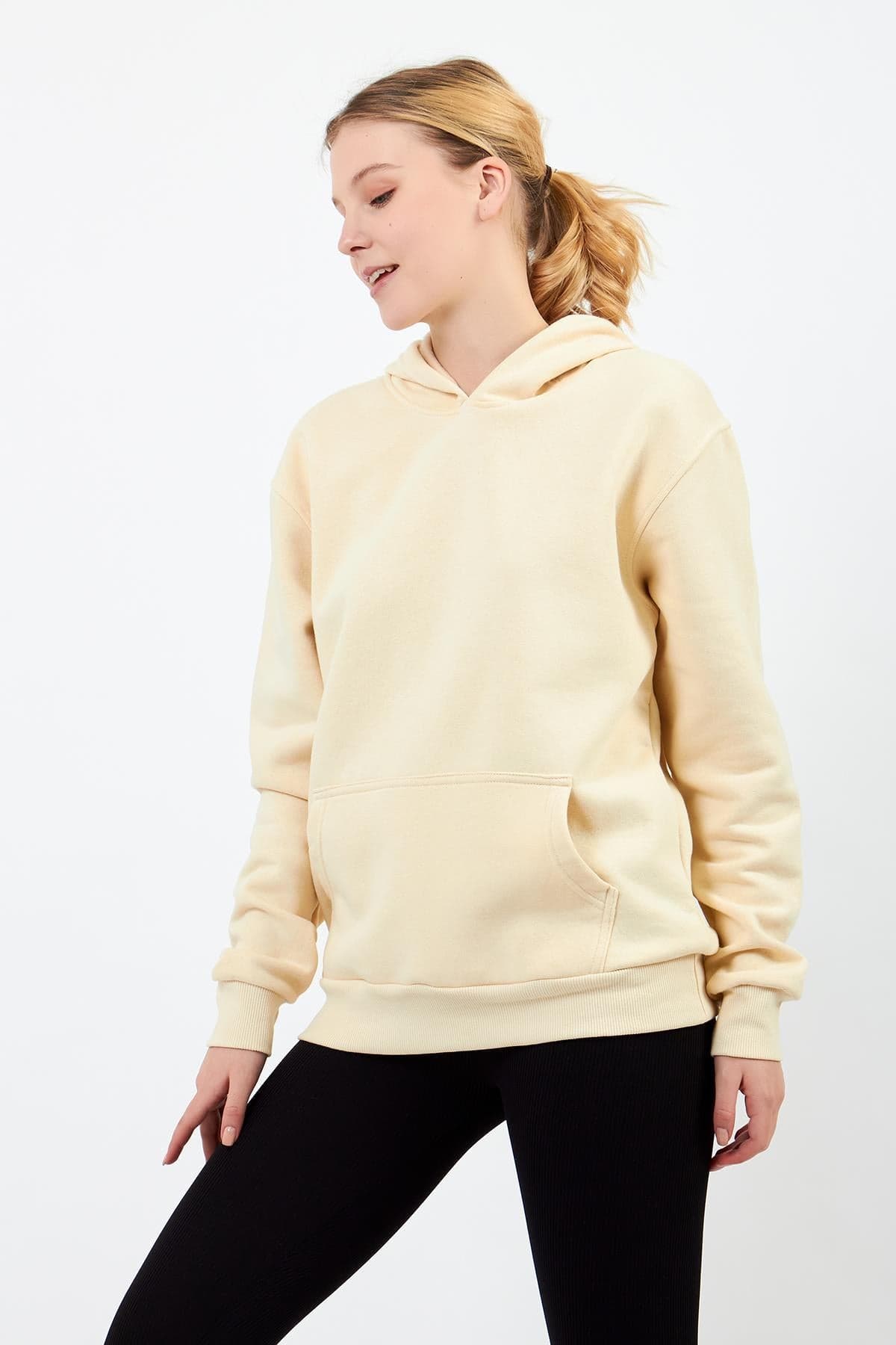 Cream Hoodie