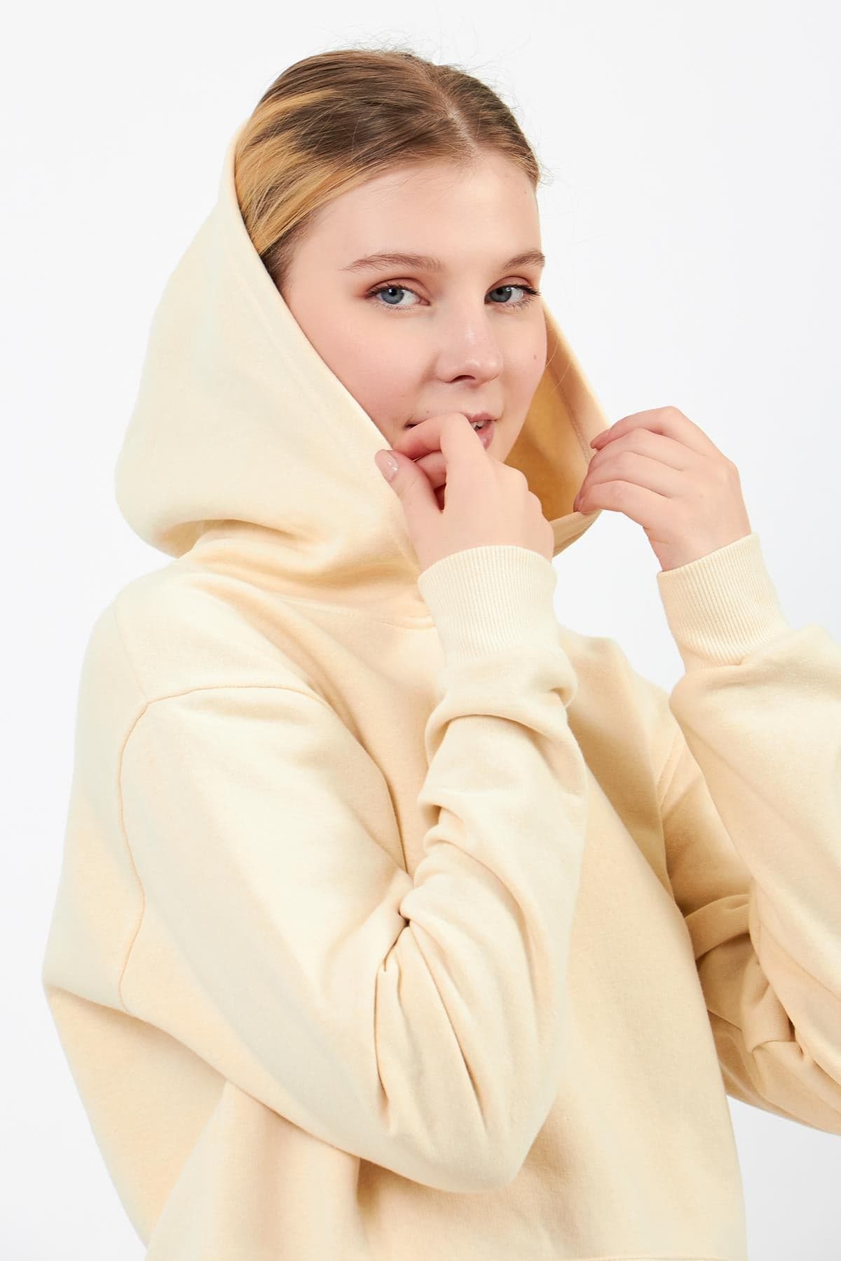 Cream Hoodie