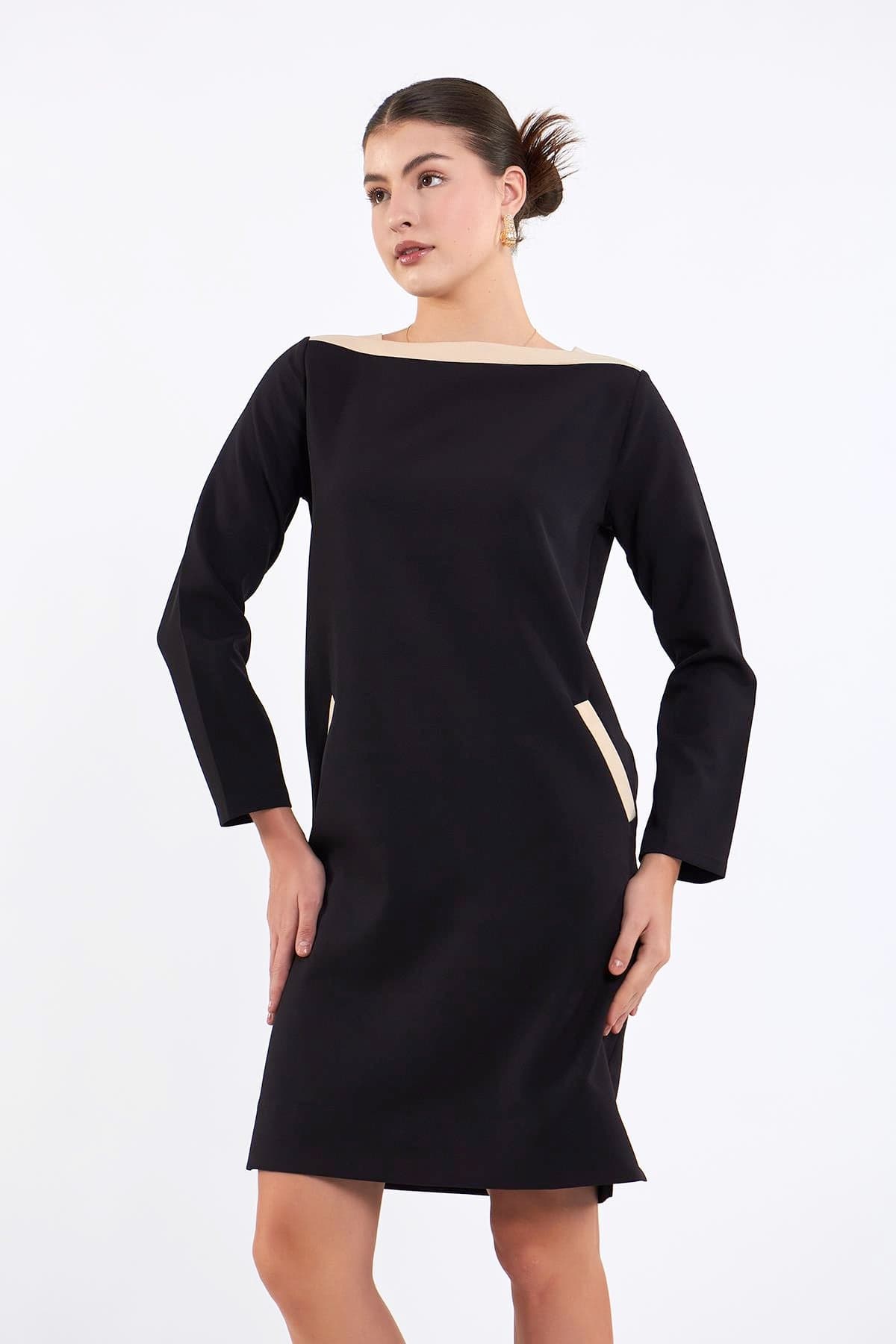 Shoulder Detail Dress