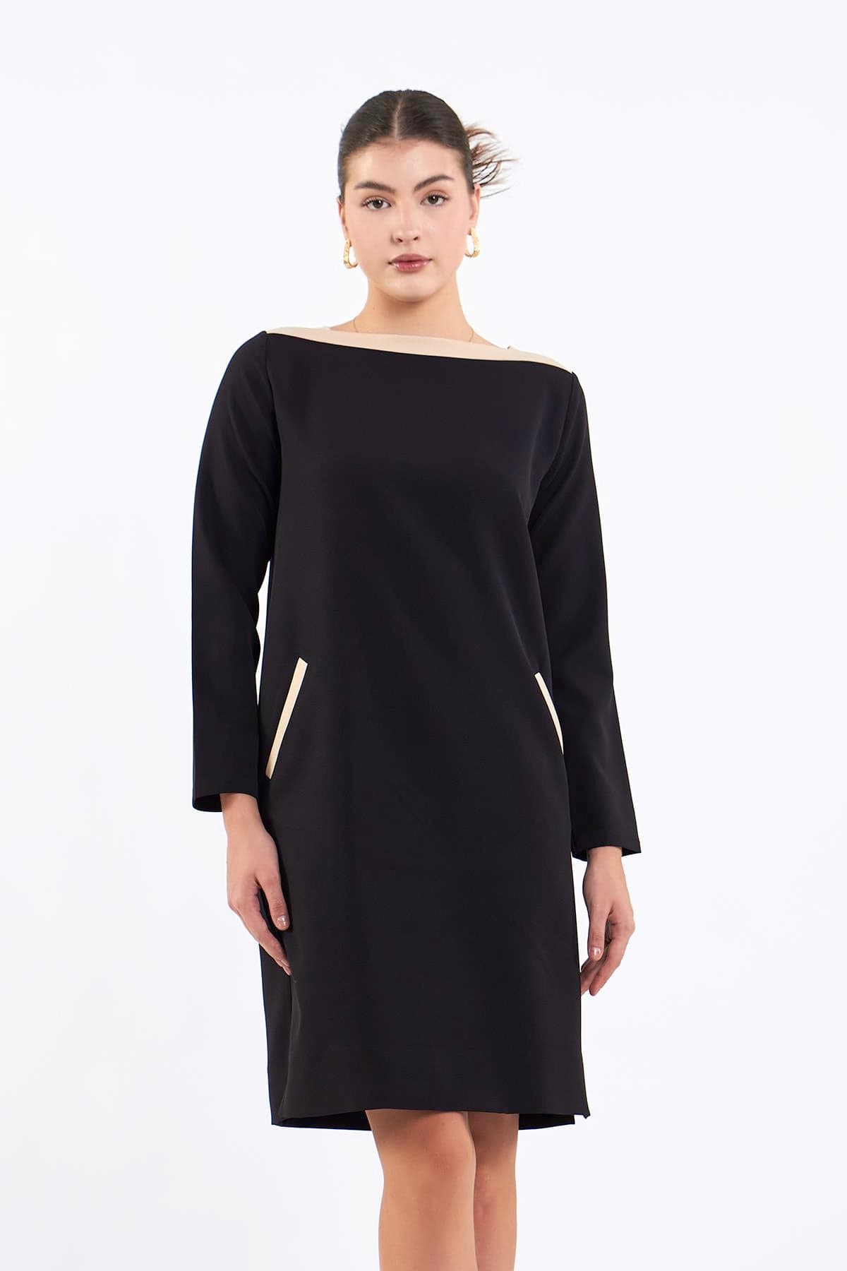Shoulder Detail Dress