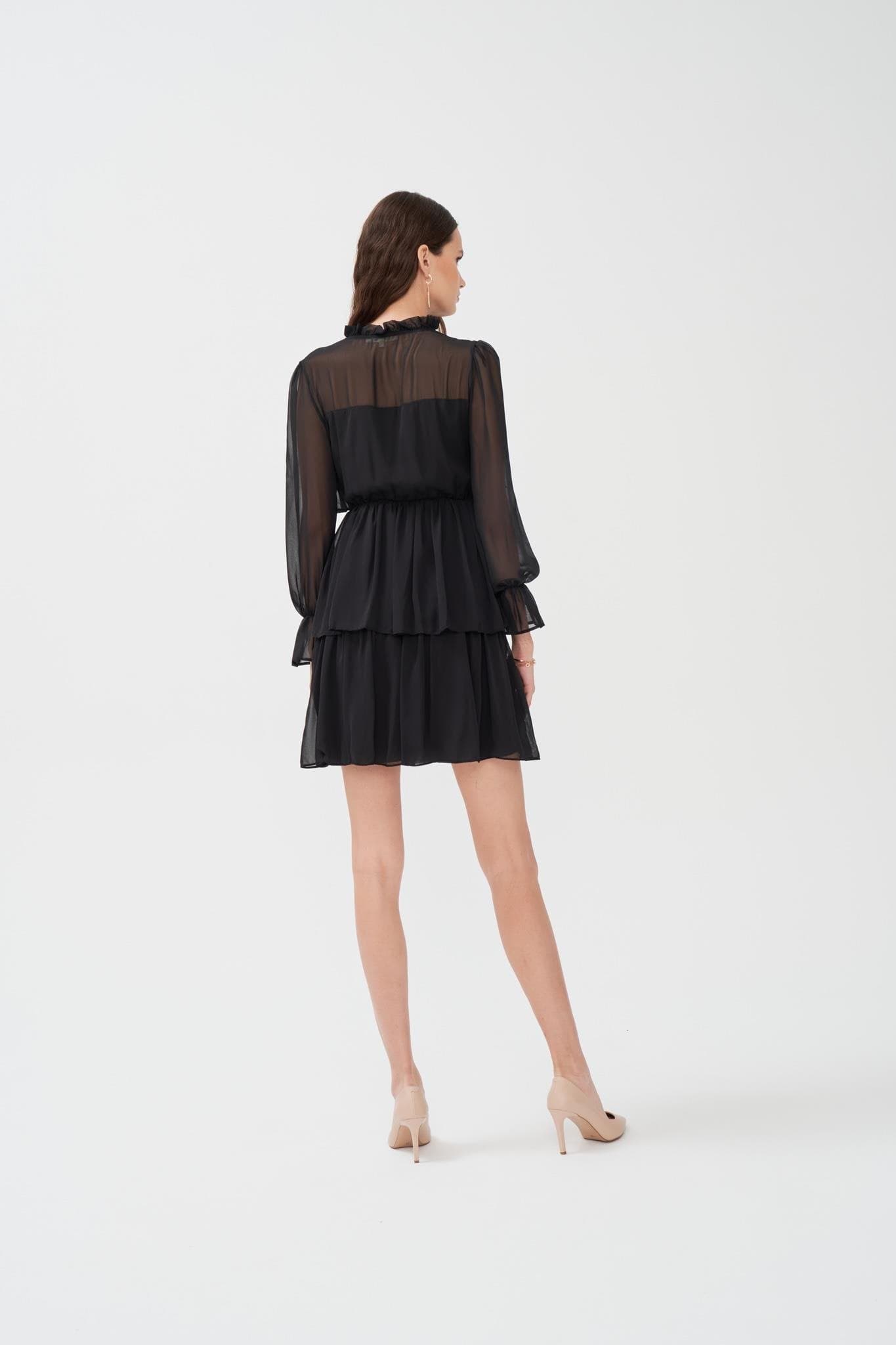 Black Chiffon Dress