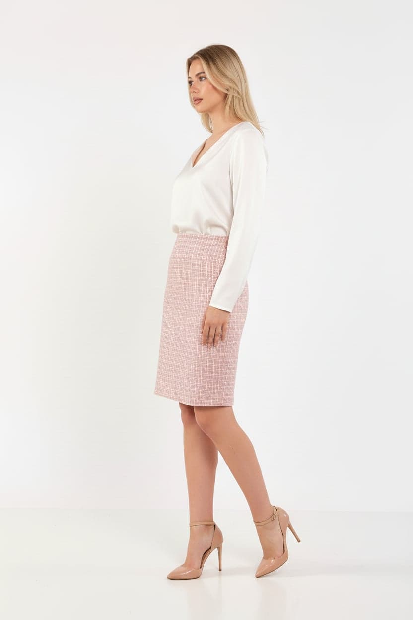 Tweed Pencil Skirt