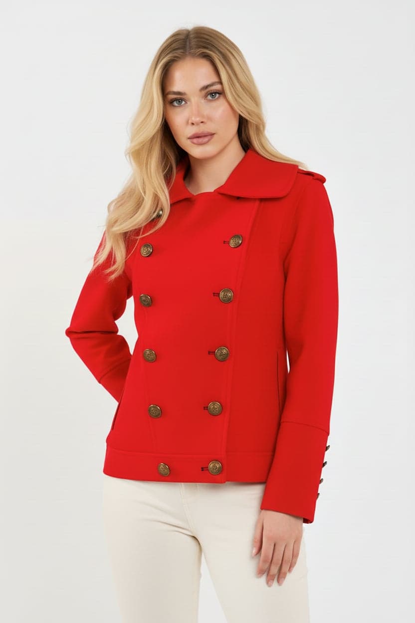 Short Cashmere Trench Coat