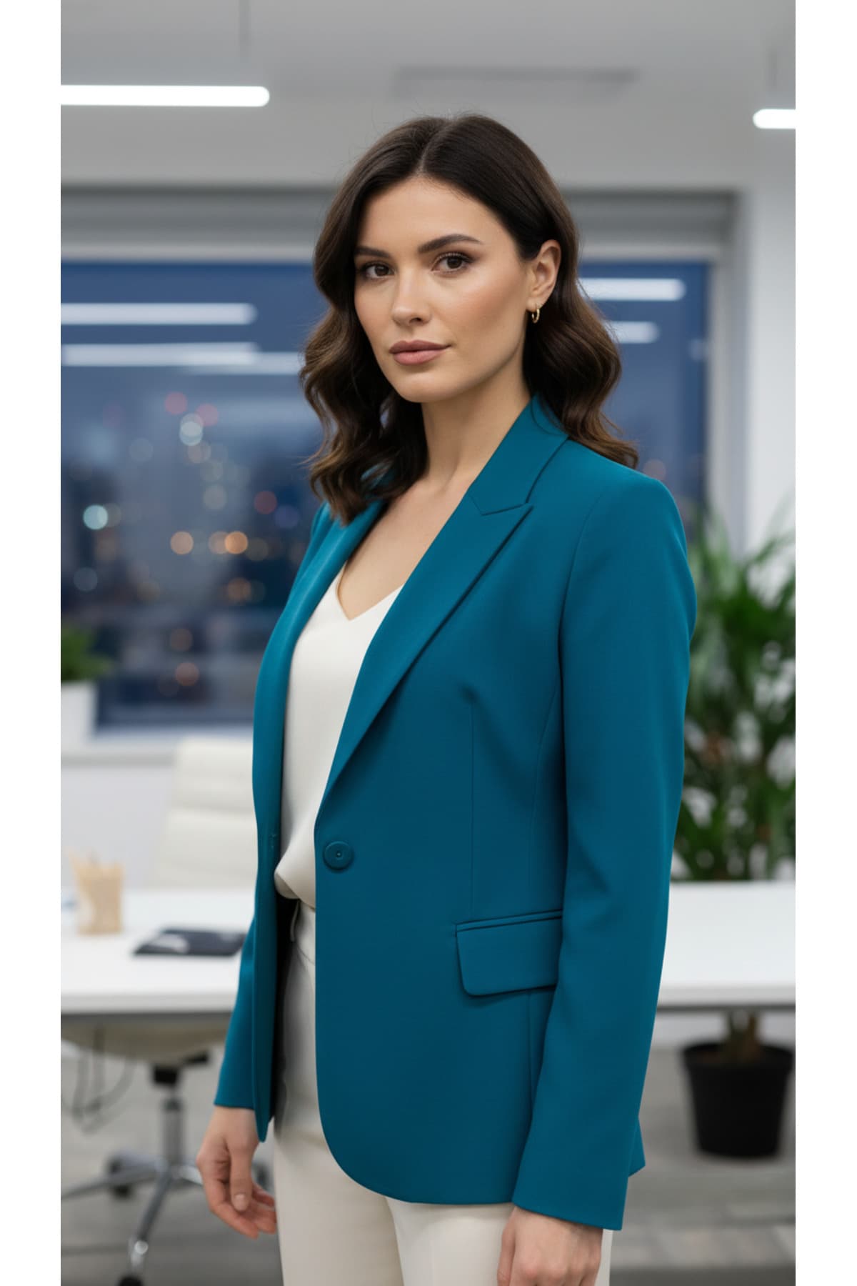 Double-Breasted Collar Jacket