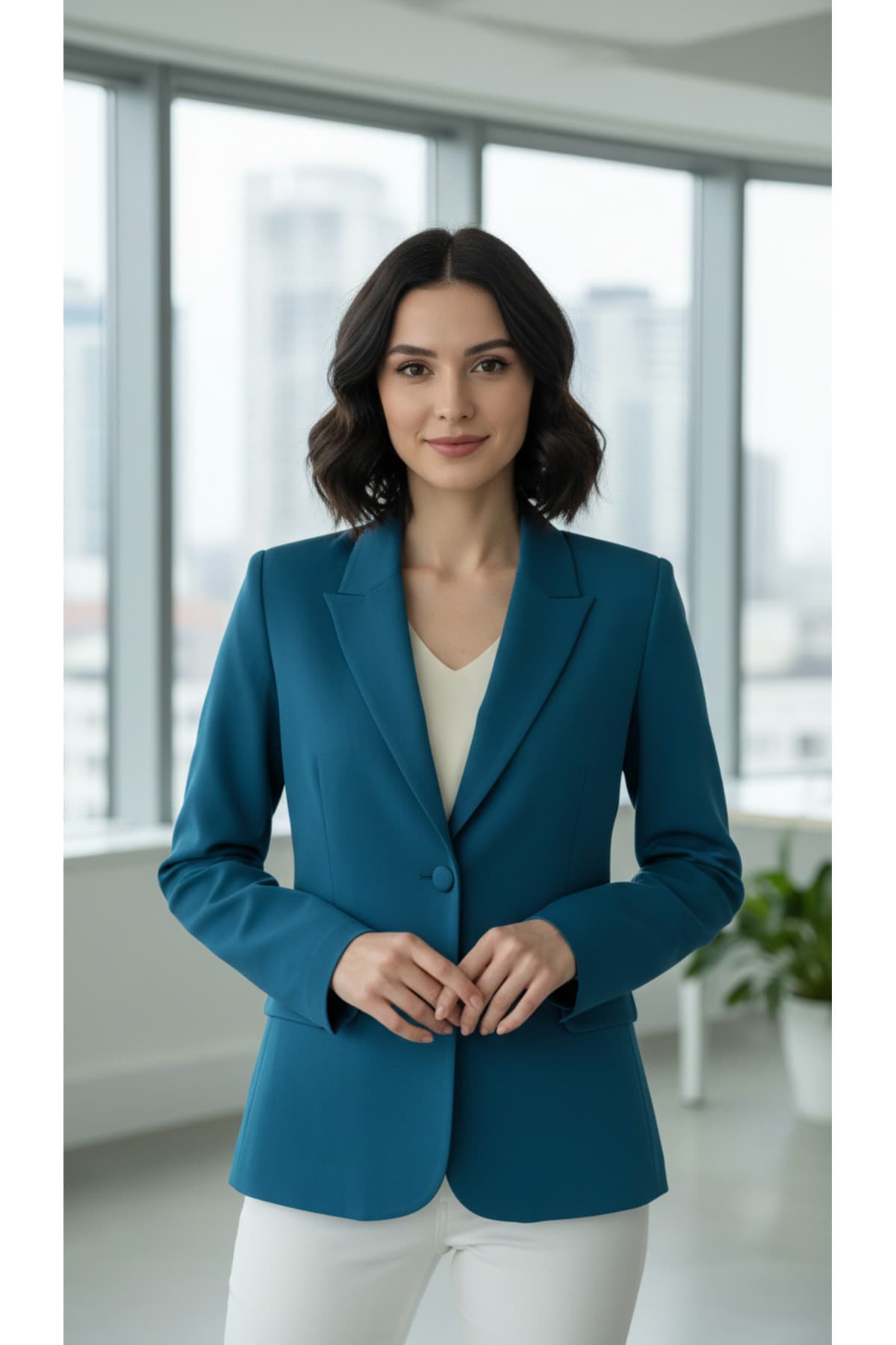 Double-Breasted Collar Jacket