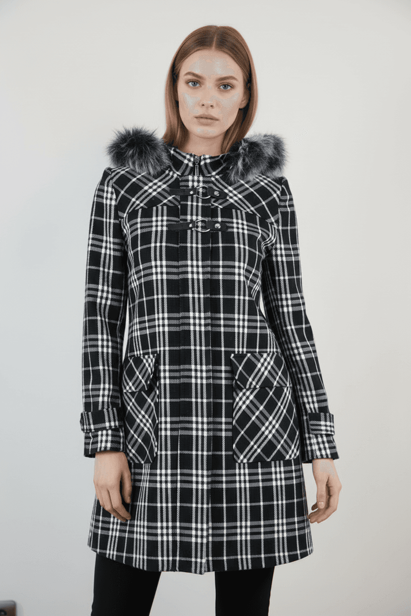 Checked Shepherd Coat