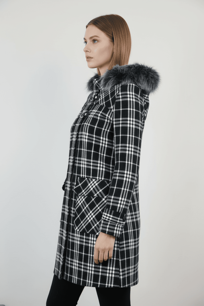 Checked Shepherd Coat