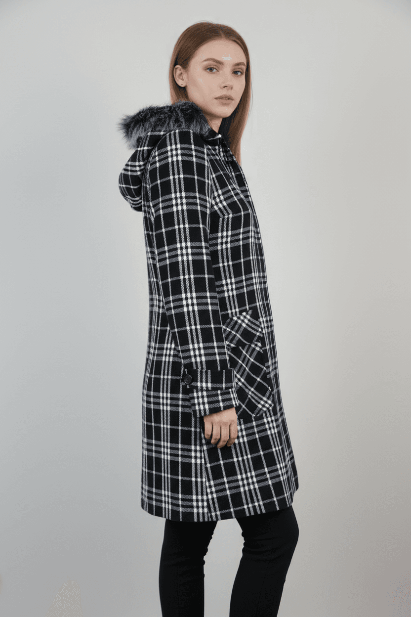 Checked Shepherd Coat