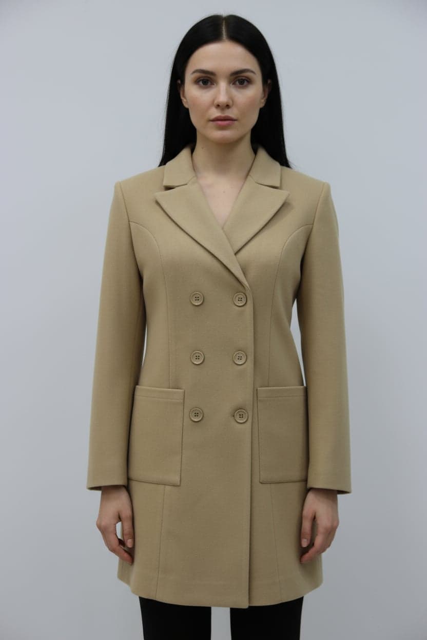 Camel Cashmere Overcoat