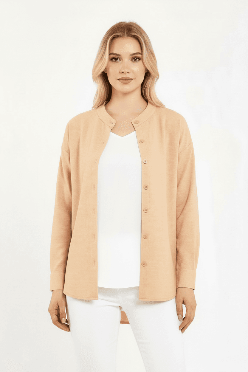 Mandarin Collar Shirt