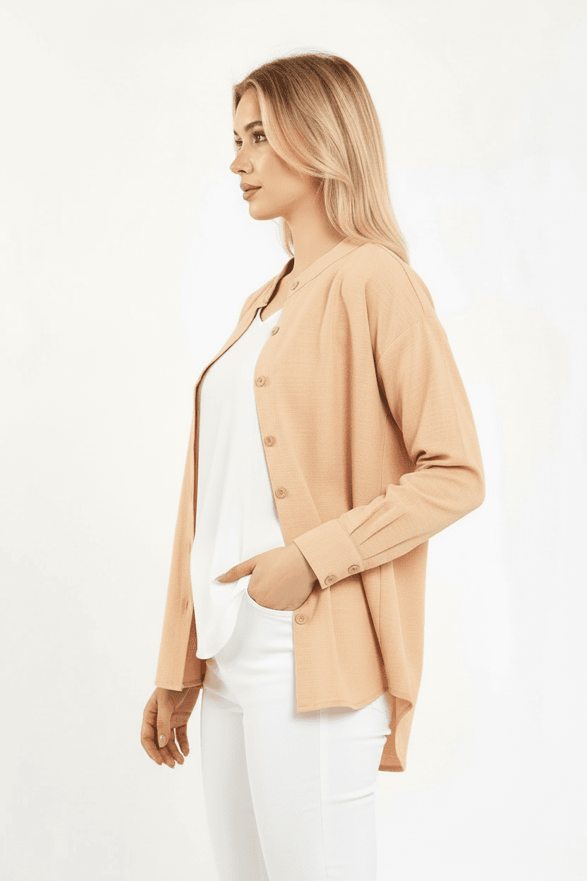 Mandarin Collar Shirt