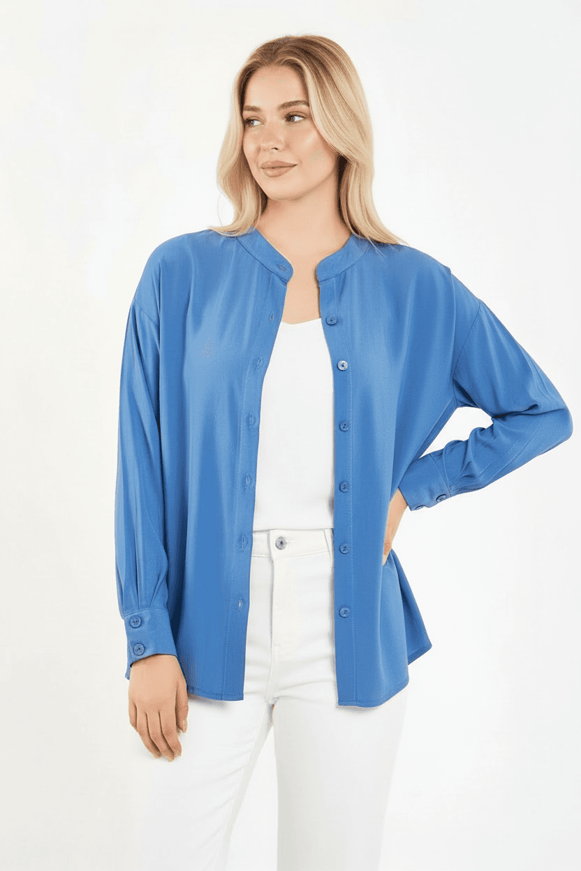 Mandarin Collar Shirt