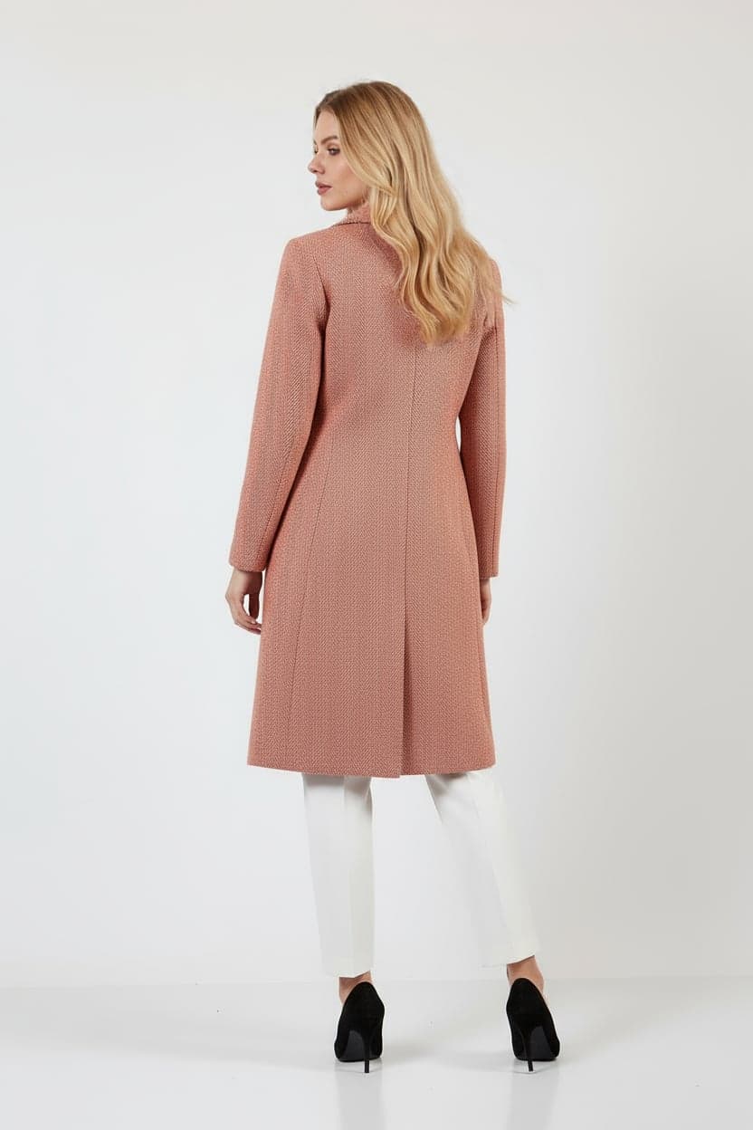 Herringbone Pattern Coat