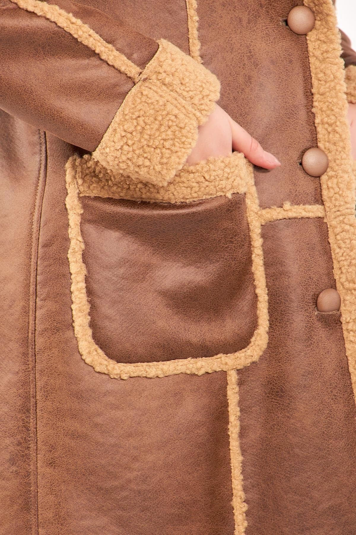 Brown Sherpa Coat