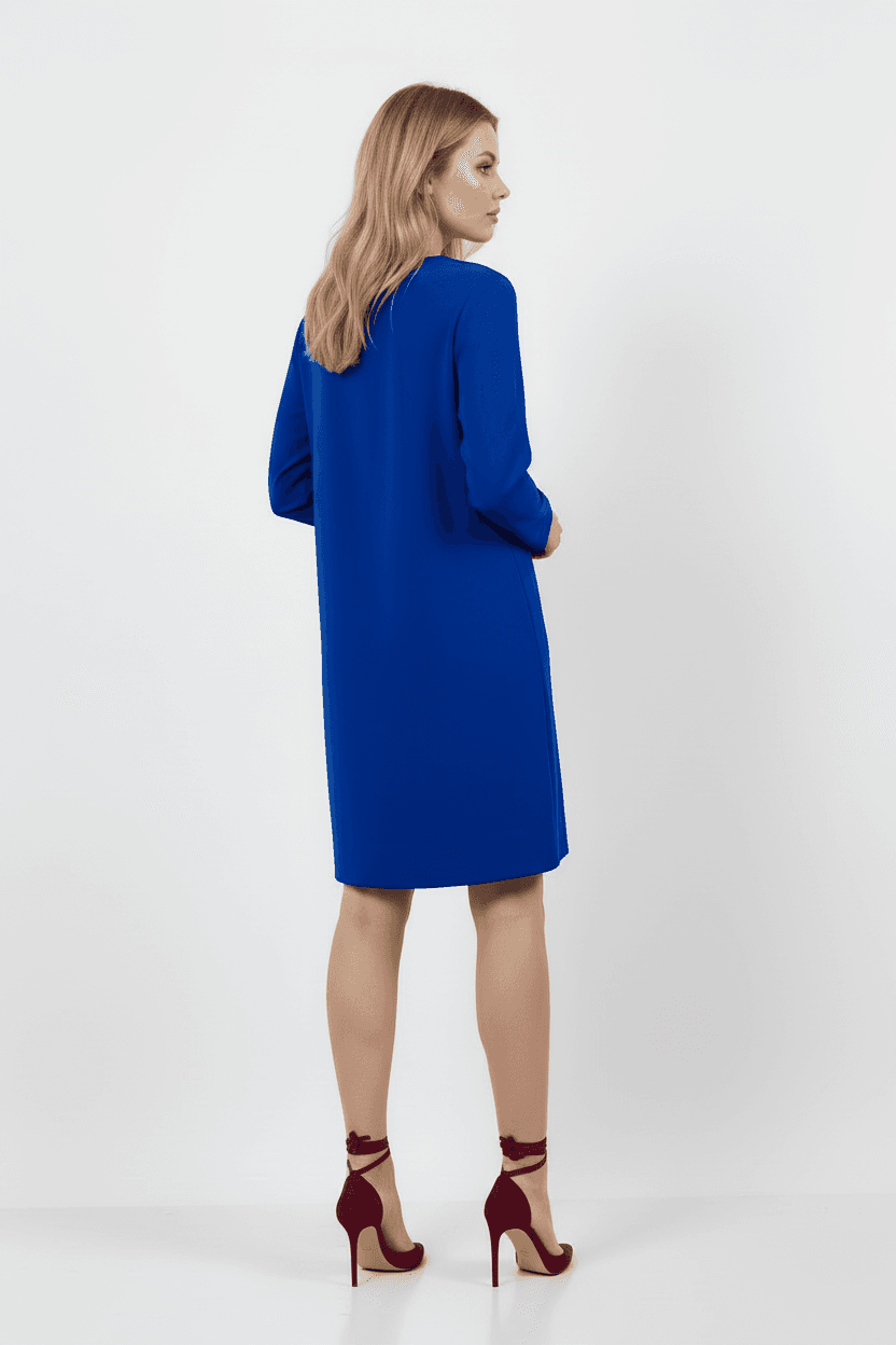 Sack Shoulder Detailed Side Pocket Dress