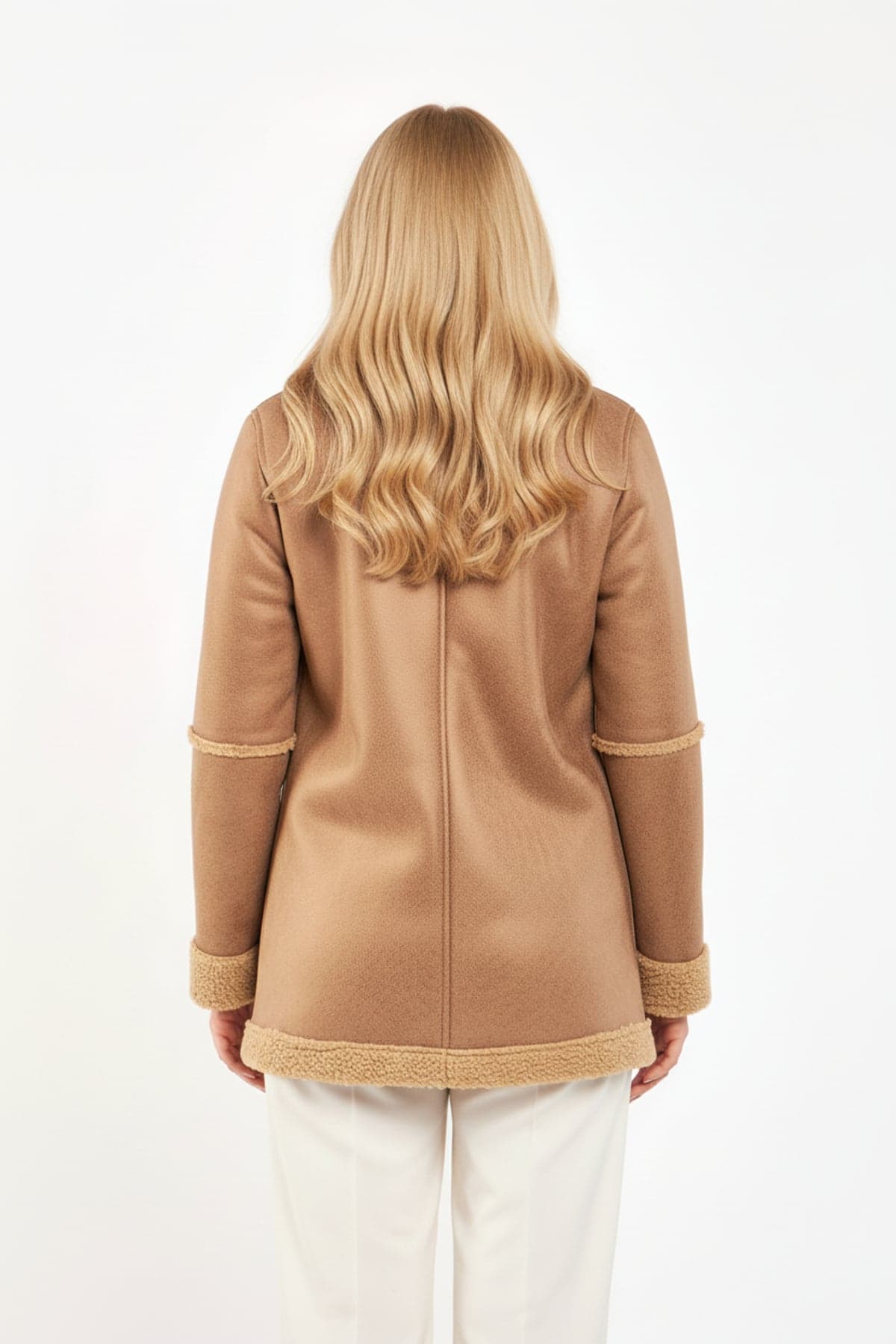 Taupe Sherpa Coat