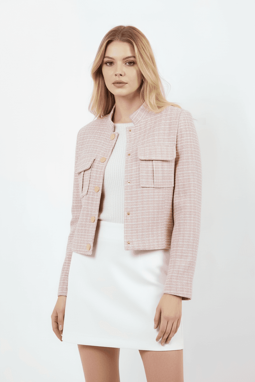 Pink Tweed Jacket