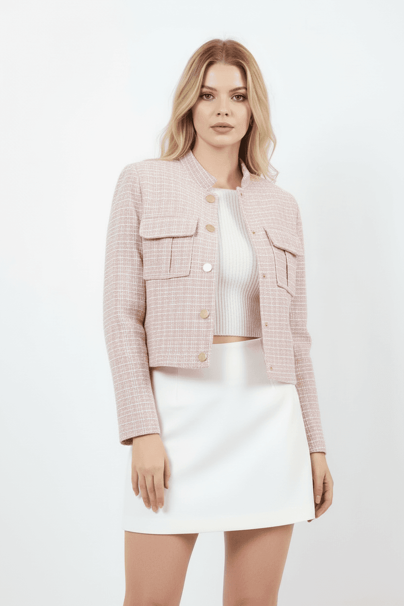 Pink Tweed Jacket