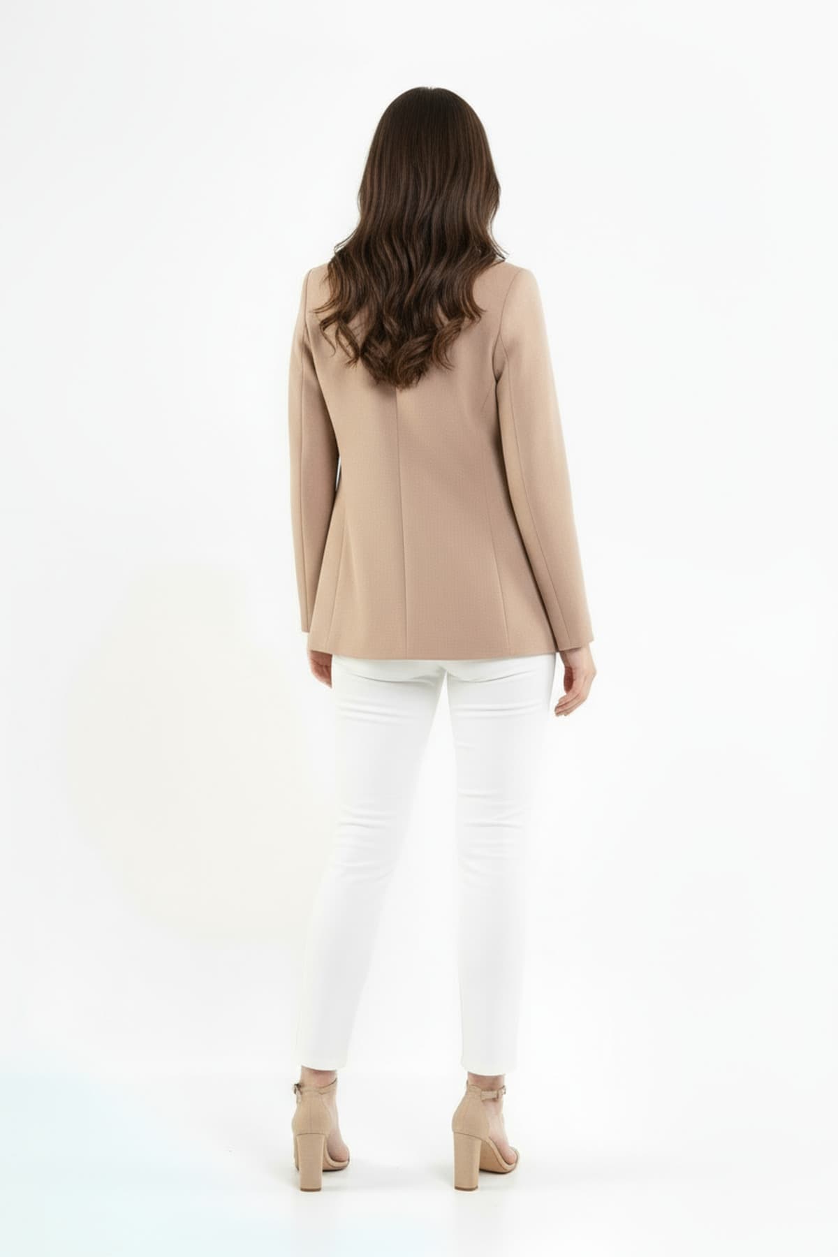 Mink Single Button Jacket