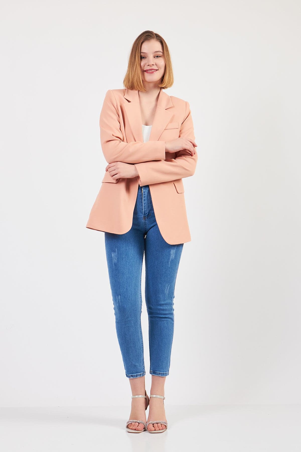 Beige Linen Jacket