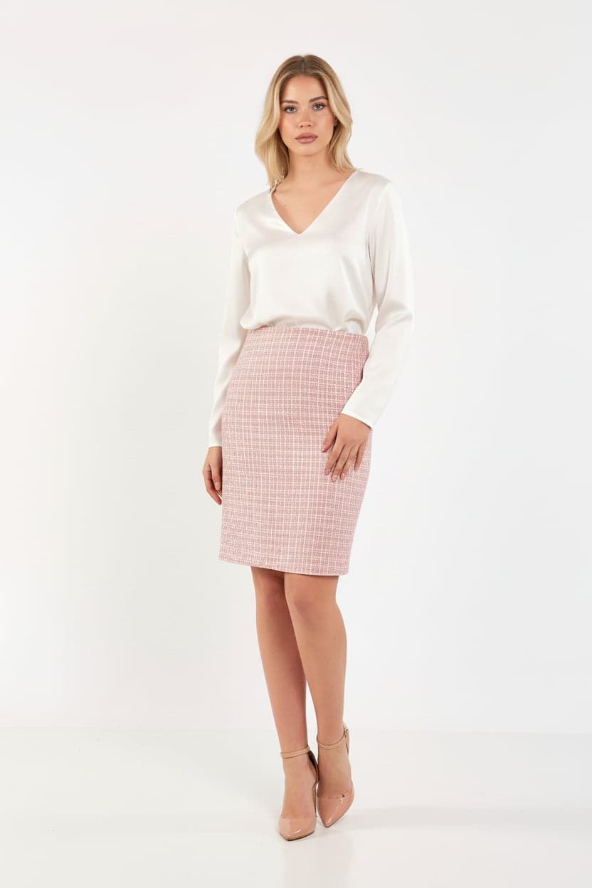 Tweed Pencil Skirt