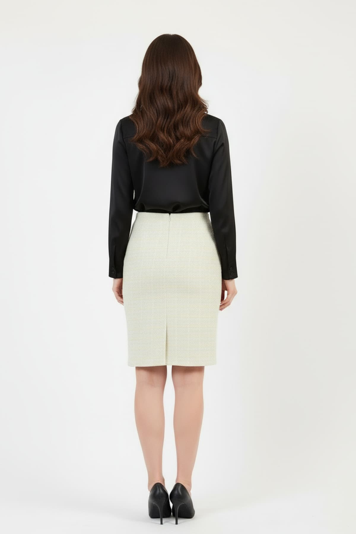 Tweed Pencil Skirt