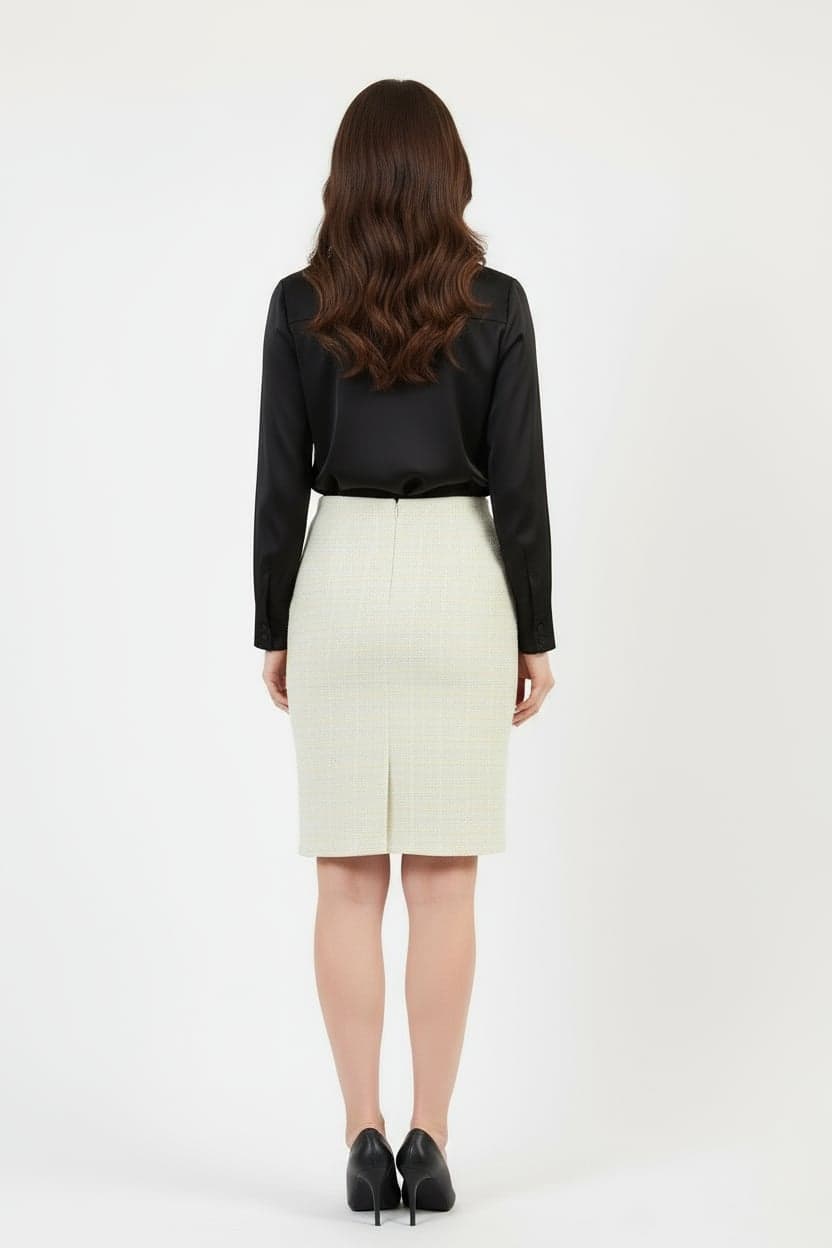 Tweed Pencil Skirt
