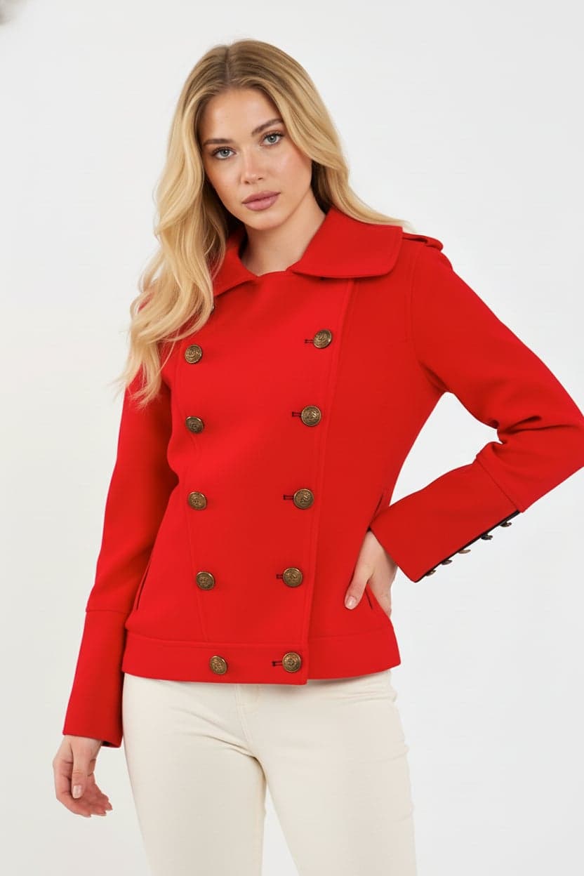 Short Cashmere Trench Coat