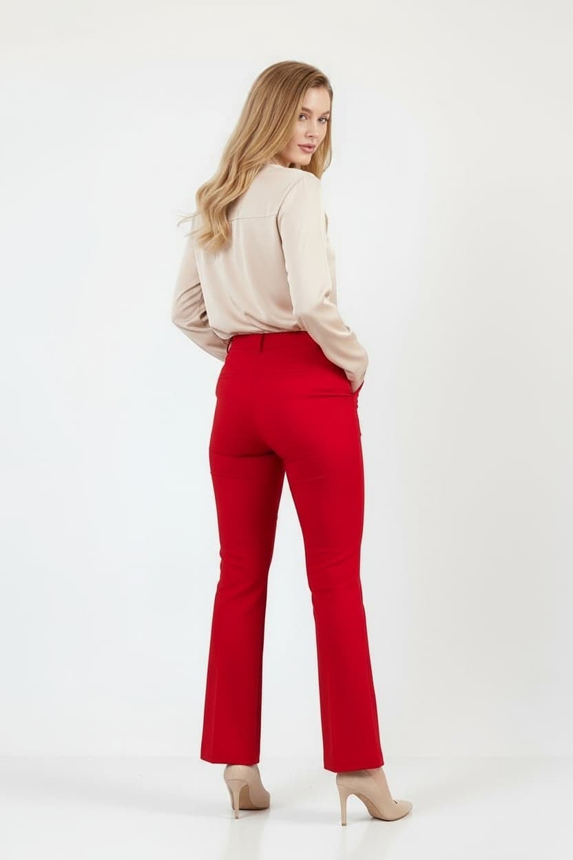 Red Skinny Trousers