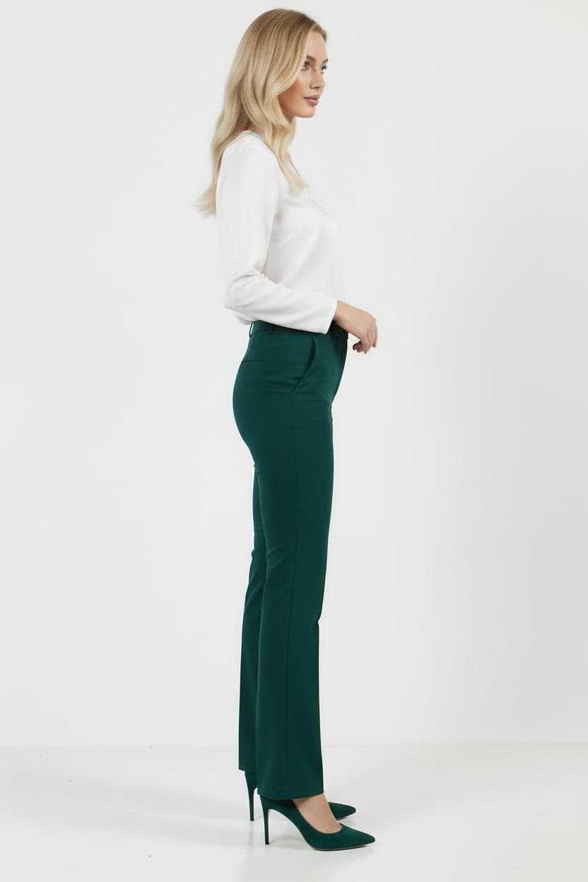 Emerald Green Skinny Trousers