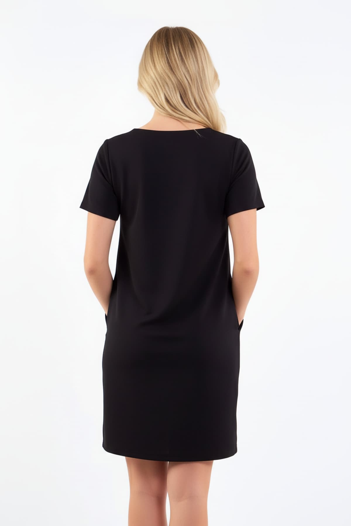 Black Short Sleeve Dress