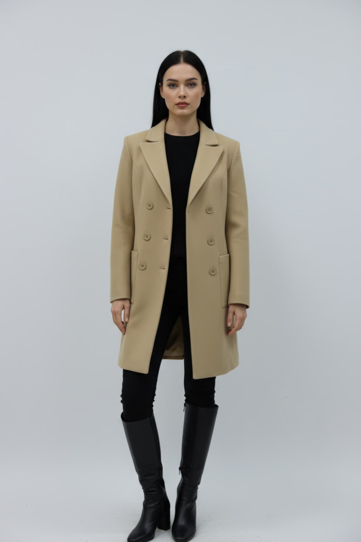 Camel Cashmere Overcoat