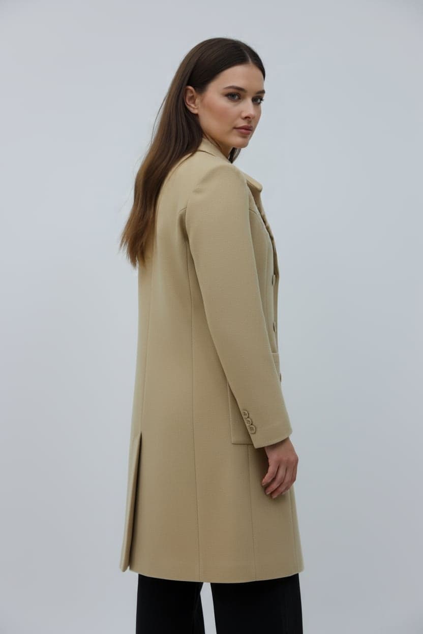 Camel Cashmere Overcoat
